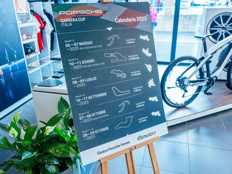 Evento Disvelo Porsche GT3 Carrera Cup Italia 2023 - Aprile 2023